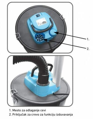 Elektronika: Usisivač za pepeo Usisivac za pepeo / pelet * UP7110-20, 1000W, 20L — 2