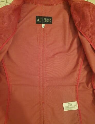 pantalone od somota: Emporio Armani, S (EU 36), Somot, Jednobojni — 6