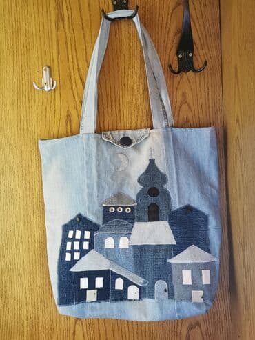 dior rumenilo cena: Torba za rame, Handmade, Materijal: Platno — 2