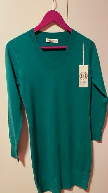 bluza s: M (EU 38), Pamuk, Jednobojni, bоја - Zelena — 7