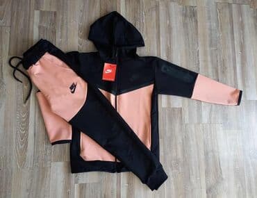 elegantne pantalone sa visokim strukom: Nike, Komplet: Duks, Pantalone — 3