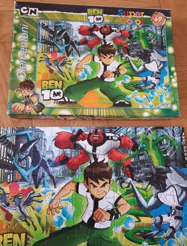 igračke za dečake od 3 godine: Ben 10 - cartoon network. Puzzle - puzle - pazl kako ko voli. 60 kom — 1