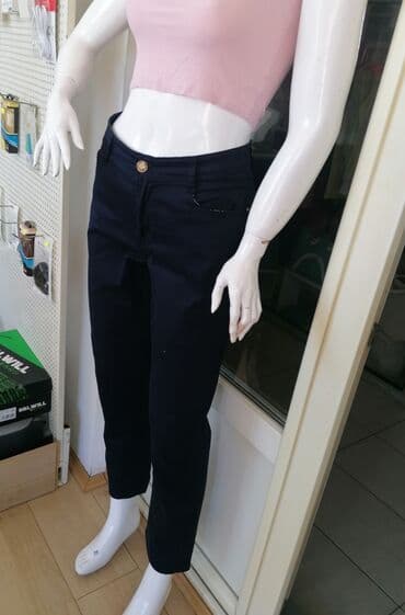 Pantalone: L (EU 40), Visok struk, Ravne nogavice — 7