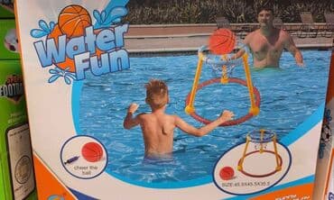 kos i gol za decu: Košarka na vodi je sport koji se igra u bazenu ili moru. Paket — 1