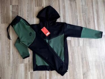 elegantne pantalone sa visokim strukom: Nike, Komplet: Duks, Pantalone — 10