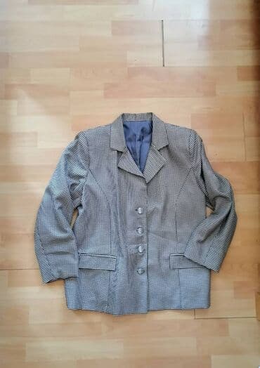 crno siva kosa: 4XL (EU 48), Karirani — 1