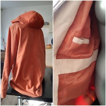 tecnost za meka sociva: Jakna za prelazni period odgovara L-XL velicini materijal je tako — 3