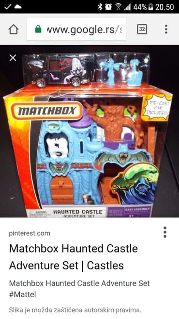 konjic za decu: Mattel matchbox hounted castle adventure set. zamak - dvorac .Da — 1