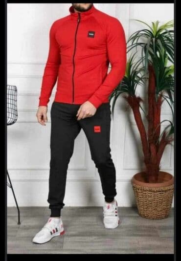 prsluk i pantalone komplet: Komplet, L (EU 52), Hugo Boss, bоја - Crna, Poliester — 1