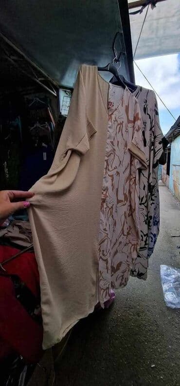 haljina xs s: One size, bоја - Tamnoplava, Oversize, Kratkih rukava — 5