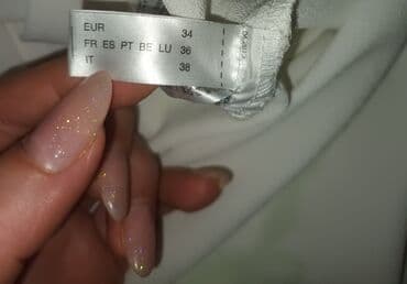 haljina xs s: C&A, XS (EU 34), Likra, bоја - Bela — 3