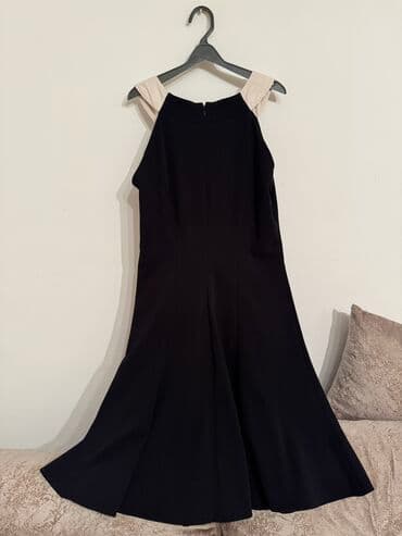 haljine deda mrazice: 9Fashion Woman M (EU 38), L (EU 40), bоја - Crna, Koktel, klub, Na bretele — 2