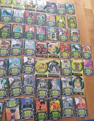 dex rock duksevi za decu: Ben 10 alien force karte . Cena za komad. 7 kom za 100 din — 2