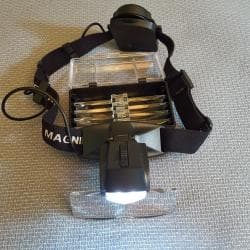 daske za wc solju sa motivima: Lupa Za Glavu Sa Led Svetlom Maximalno 6x Uvecanje Nova Lupa Sa Led — 2