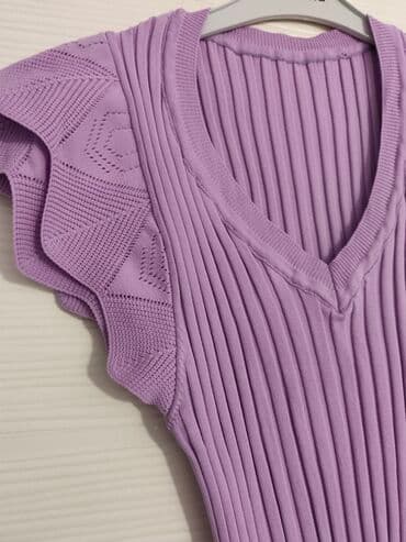 majice na jedno rame: One size, bоја - Ljubičasta — 2