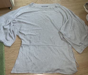 bluza s: M (EU 38), L (EU 40), Jednobojni, bоја - Srebrna — 1