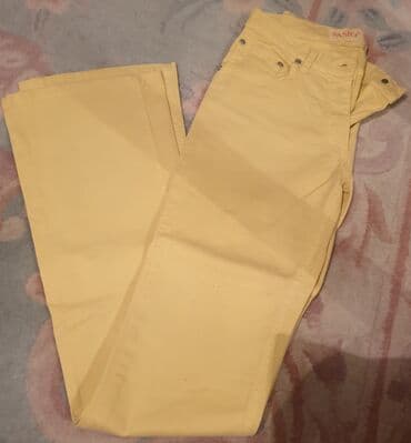 ramax novi sad: SASIO jeans zute farmerke ravan model, blago se sire od kolena. XS — 1