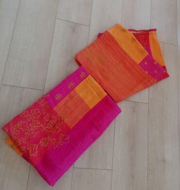 Bed sheets: Single, Cotton, color - Red — 3