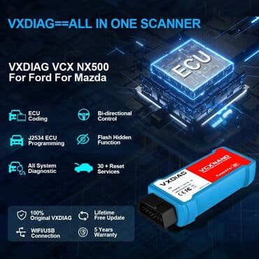 auto pojasevi u boji: VXDIAG VCX Nano NX500 Pro WiFi za Ford Mazdu VXDIAG NΑΝΟ NX500 Pro za — 10