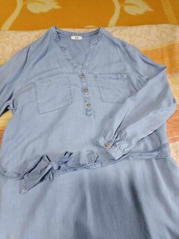sampon u obliku sapuna: C&A 3XL (EU 46), bоја - Svetloplava, Oversize, Dugih rukava — 2