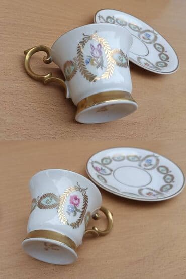 stari satovi prodaja: 2 Exlusivne Šoljice za kafu - Vrhunski Porcelan PM 2 Exlusivne Šolje — 3