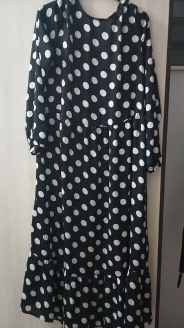 šampon sa belim lukom: H&M M (EU 38), bоја - Crna, Oversize, Dugih rukava — 1