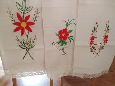 Towels: Floral, color - White — 17