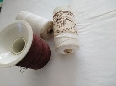 Sewing materials: Cotton, color - White — 4