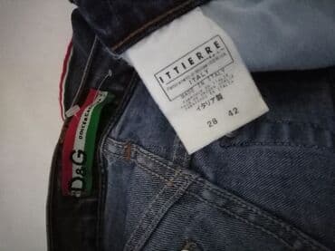 Lične stvari: Original dolce&gabbana farmerke, vel. 28. Made in italy — 4