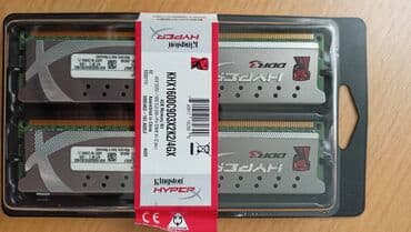 RAM Memorije: Kingston Kit 2x2Gb Hyper X ddr3 1600Mhz CL9-vrhunska memorija — 5