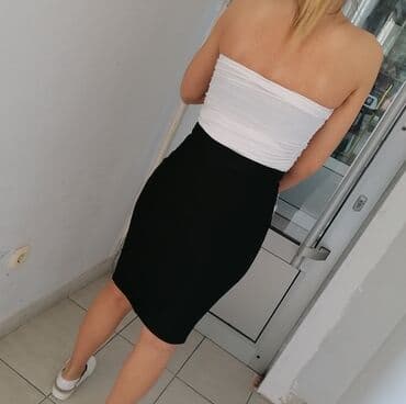 suknja sorc stradivarius: S (EU 36), Midi, bоја - Crna — 4