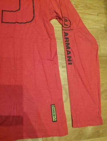kožna jakna s: Duks, 2XL (EU 56), XL (EU 54), Emporio Armani, bоја - Crvena — 3