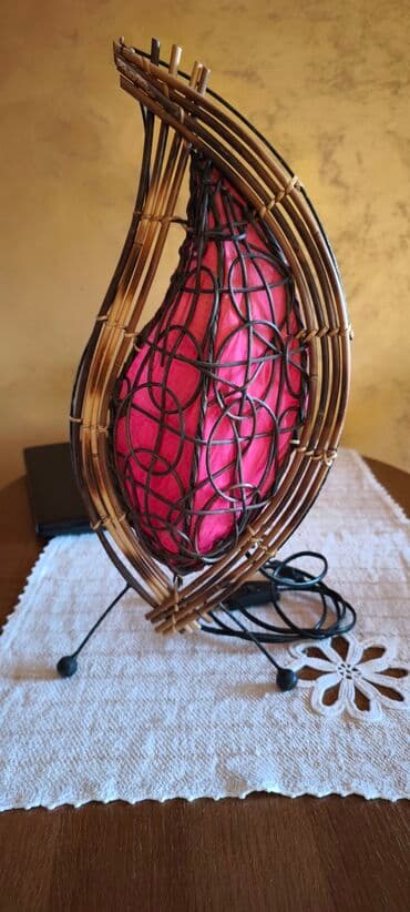 sinska rasveta dnevna soba: Stona lampa, bоја - Roze — 1