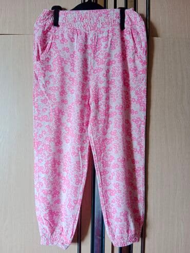 kisne pantalone za decu: Šalvare, 110-116, bоја - Roze — 6