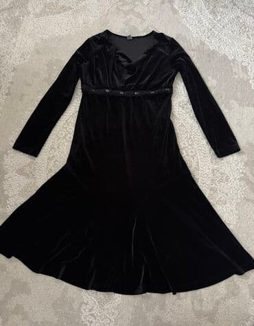 sinsay crna haljina: 0101 Brand XL (EU 42), bоја - Crna, Dugih rukava — 1