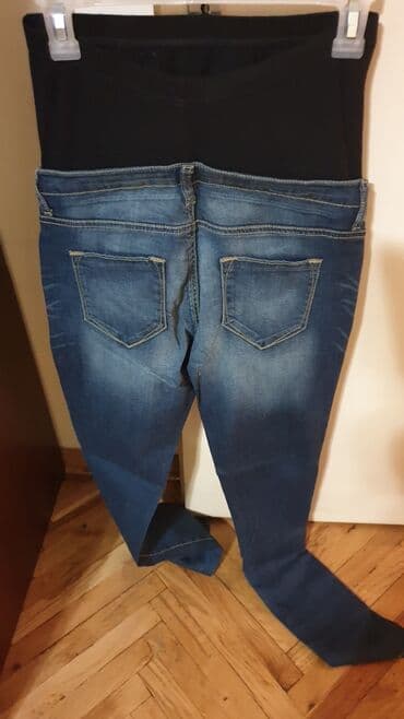 denim kozmetika: Zara-trudnicke farmerke s-m--made in italy — 3
