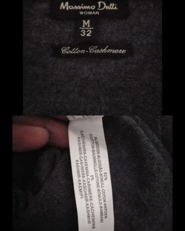 ženske košulje h m: Massimo Dutti, M (EU 38), Pamuk, bоја - Siva — 2