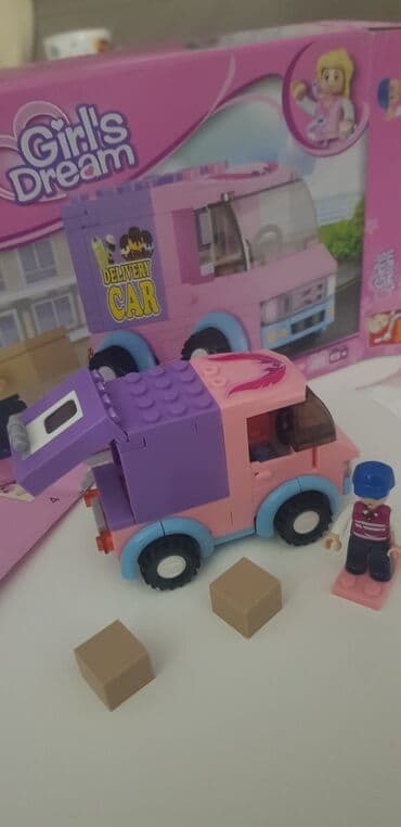 Igračke: Sluban kockice, girl's dream, set kamion sa figuricom, kamion je oko — 3