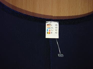 minđuše od nerđajućeg čelika: 2XL (EU 44), bоја - Svetloplava, Koktel, klub, Drugi tip rukava — 3