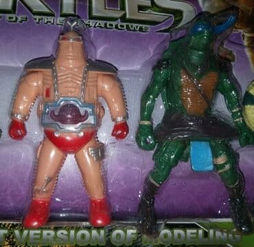 uradi sam igracke od kartona: Nindza kornjace i krang novo set od 5 figura akcija cene nisu fiksne — 7