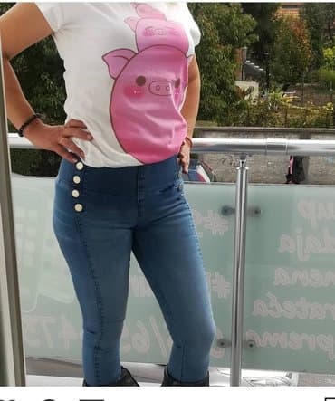 zara helanke pantalone: M (EU 38) — 2