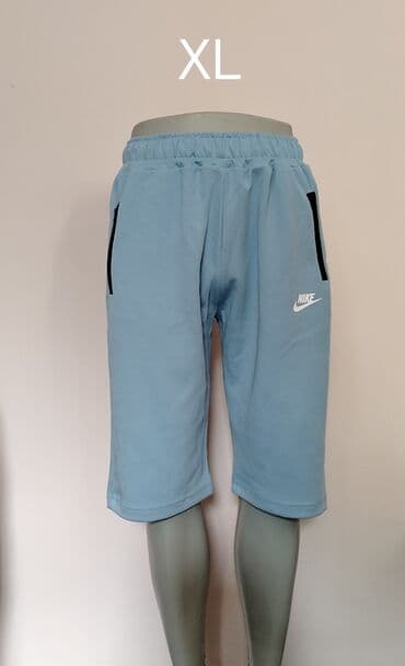 spanski brend obuce: Šorc, XL (EU 54), Nike, bоја - Svetloplava, Pamuk — 1