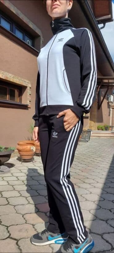 sportski sorcevi: Adidas, L (EU 40), Prugasti, bоја - Crna — 4