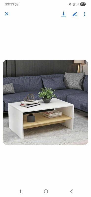 polovan namestaj iz inostranstva u palanci: Apollon - White, Sapphire Oak White Sapphire Oak Coffee Table 100% — 15