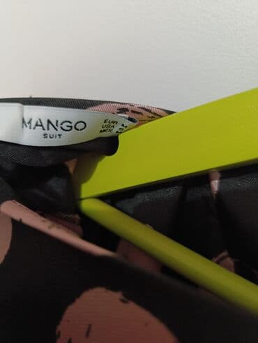 crna haljina duga: Mango M (EU 38), bоја - Crna, Dugih rukava — 6