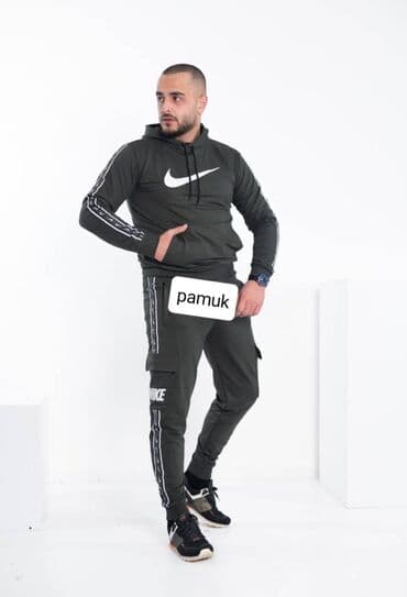 prsluk i pantalone komplet: Nike muška trenerka komplet Novo Pamuk Veličine m l xl 2xl fb — 4