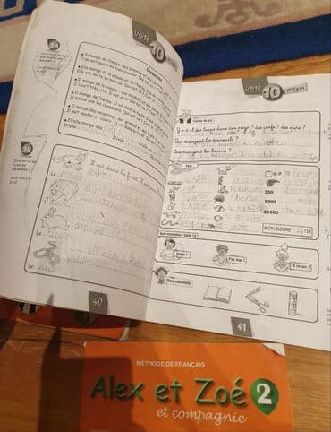 zvucnik sa pricama za decu: Alex et zoe 2 - udzbenik i radna sveska. Methode de FRANCAIS I CAHIER — 3