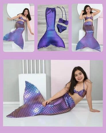 dexy co igracke za decu od 3 godine: 🧜🏼‍♀️ Sirena trodelni kupaći kostimi 🥰 Veličine od 2 do 14 godina — 6