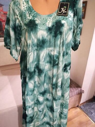 sorcevi za punije dame: 2XL (EU 44), bоја - Zelena, Večernji, maturski, Kratkih rukava — 4