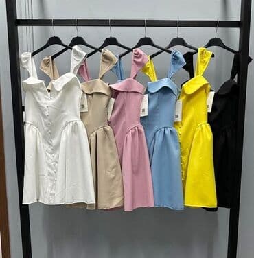 Haljine: One size, bоја - Bela, Oversize, Na bretele — 4